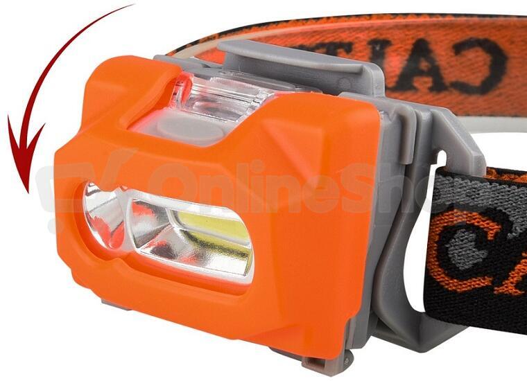 Čelovka CALTER® MID 3+1,5WCOB-200lm, 65g, 15h
