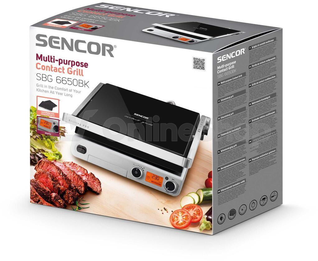 Kontaktní gril Sencor SBG 6650BK