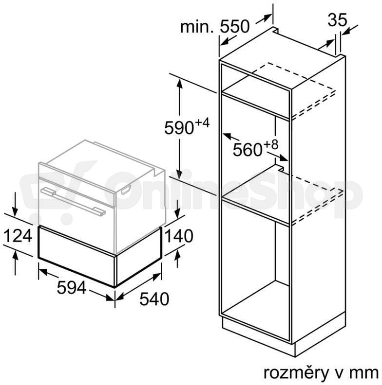 Zásuvka ohřevná Bosch BIC510NB0
