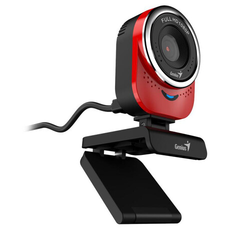 GENIUS webov kamera QCam 6000/ erven/ Full HD 1080P/ USB2.0/ mikrofon (32200002408)