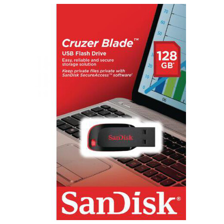Sandisk sanDisk Cruzer Blade 128GB USB 2.0 černá (SDCZ50-128G-B35)