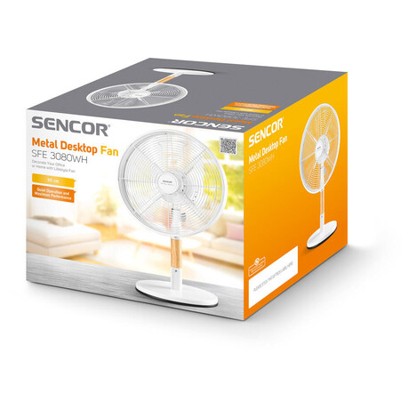 Stolní ventilátor Sencor SFE 3080WH