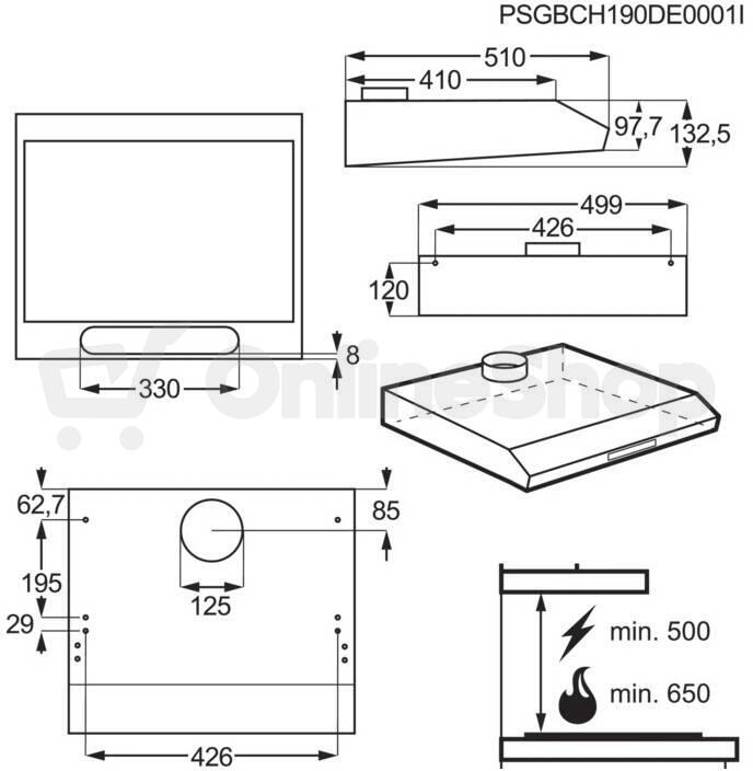 Odsavač par Electrolux LFU215X