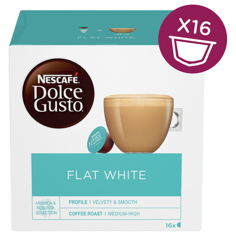 NESCAFɮ Dolce Gusto Flat White kvov kapsle 16 ks (foto 1)