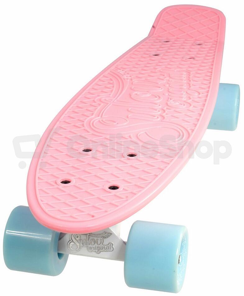 Penny board 22" SULOV® PASTEL růžovo-modrý