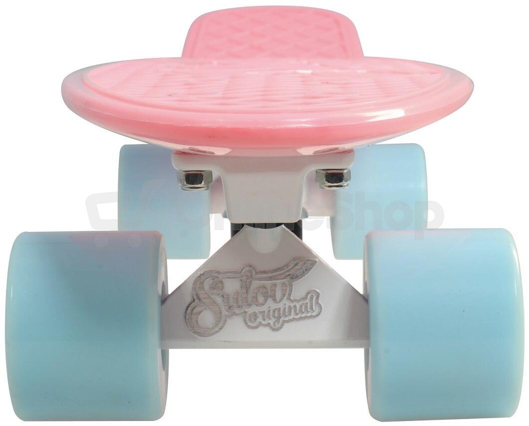 Penny board 22" SULOV® PASTEL růžovo-modrý