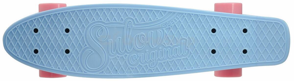 Penny board 22" SULOV® PASTEL modro-ružový
