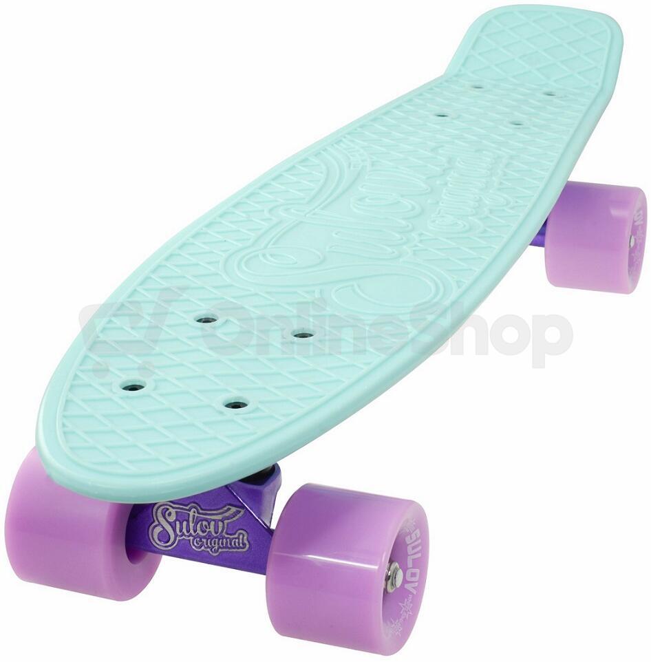 Penny board 22" SULOV® PASTEL mentol-nach