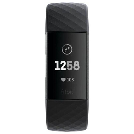 Fitbit Charge 3&nbsp;- Graphite /&nbsp;Black (foto 1)