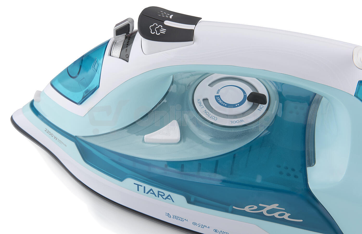 Žehlička ETA Tiara II 0269 90000, tyrkysová