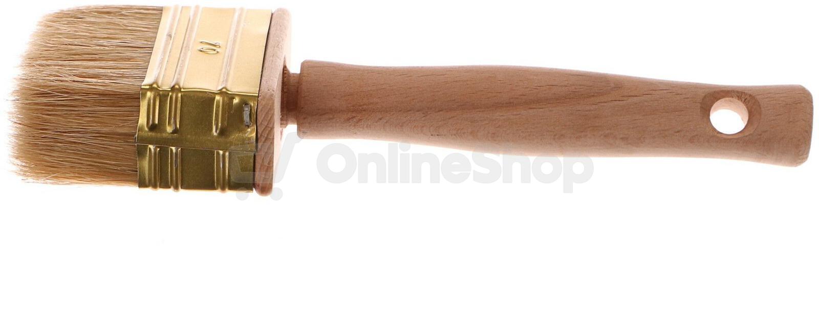 Štětka malířská, 70 mm, dřevěná rukojeť GEKO