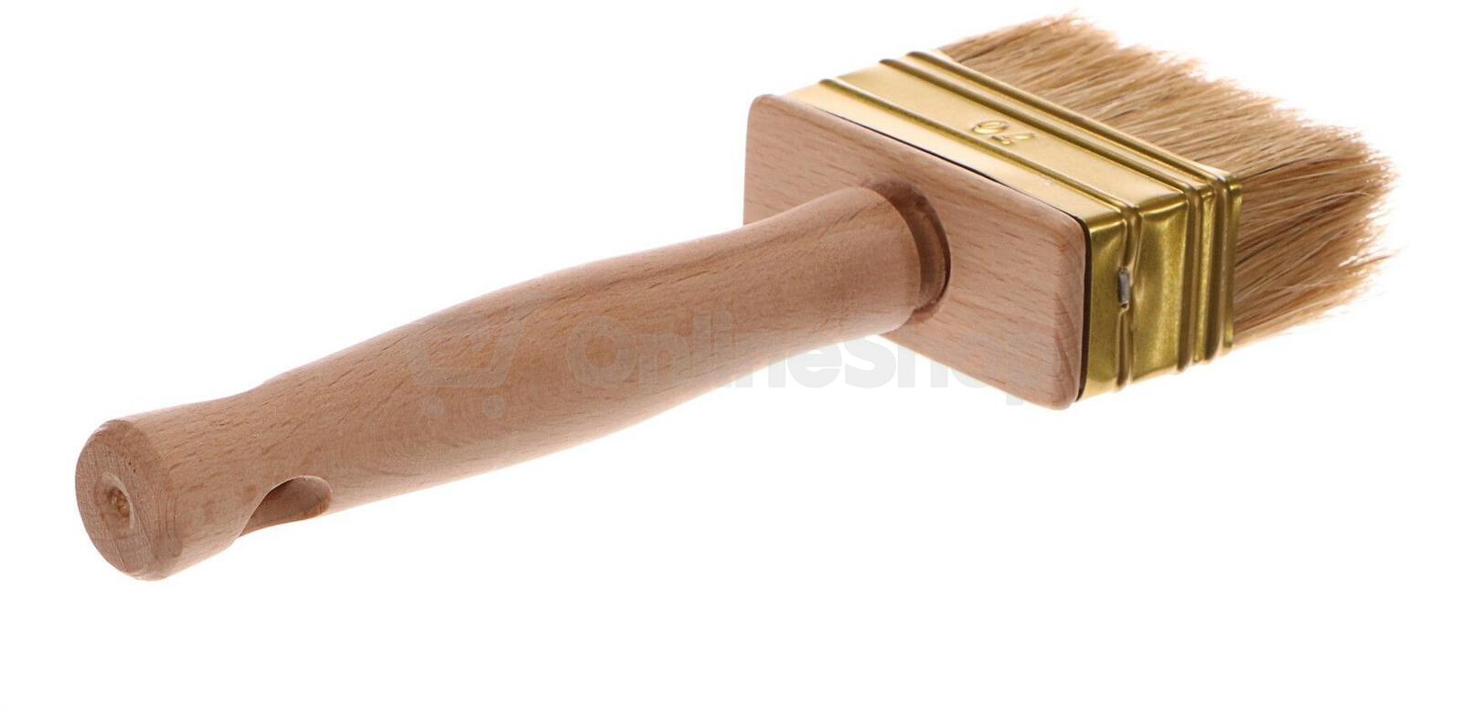 Štětka malířská, 70 mm, dřevěná rukojeť GEKO