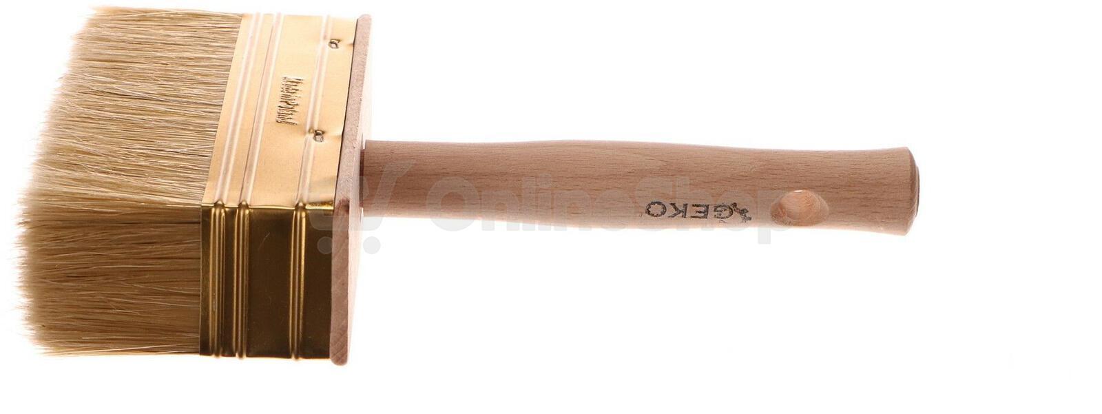 Štětka malířská, 140 mm, dřevěná rukojeť GEKO
