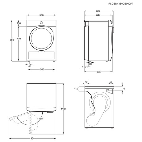 SET Praka Electrolux EW 6F428WUC + Suika prdla Electrolux EW8H457WC