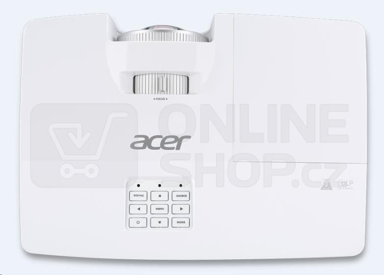 ACER Projektor S1386WHn, DLP, WXGA , 3600lm, 20000/1, HMDI, rj45, short throw 0.6, 3.1kg, EURO EMEA (MR.JQH11.001)