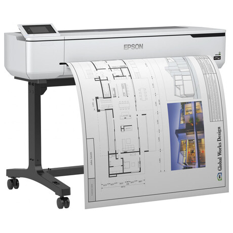 EPSON tiskrna ink SureColor SC-T5100, 4ink, A0, 2400x1200 dpi, USB ,LAN ,WIFI, Ethernet (C11CF12301A0)