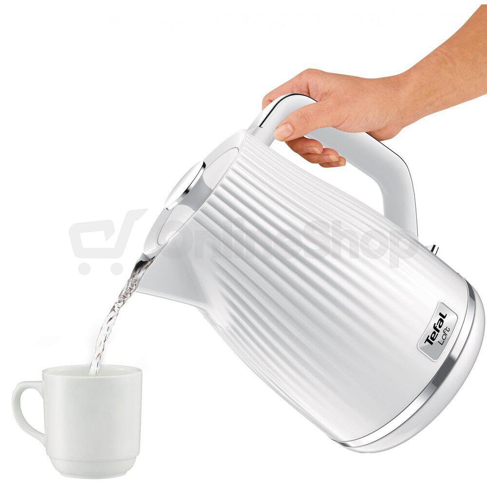 SET Rychlovarná konvice Tefal LOFT KO250130 + Topinkovač Tefal Loft 2S ...