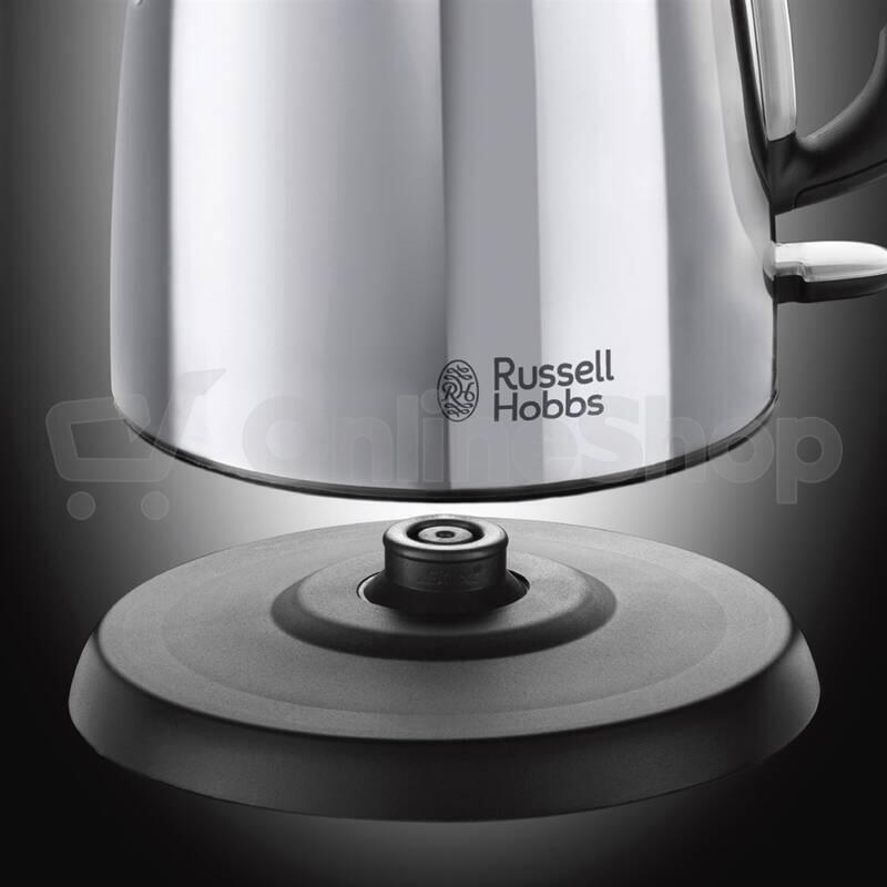 Russell Hobbs Victory Compact Waterkoker, 1 Liter, Snelkookfunctie, Anti- kalkfilter, Schenktuit, Energiebesparend, 2200 Watt, 24990-70