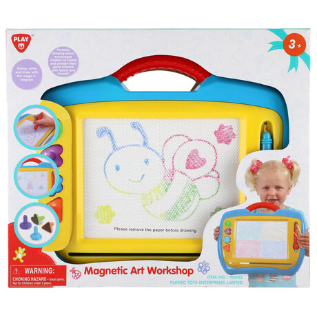 Teddies Magnetick tabulka kreslc plast 20x15cm v krabici 38x32x5cm