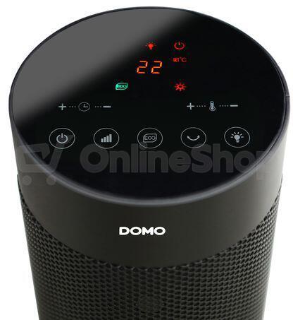 Teplovzdušný ventilátor s imitací ohně - DOMO DO7345H