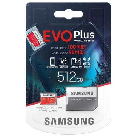 Samsung EVO Plus microSDXC 512GB +&nbsp;SD adaptér (foto 3)