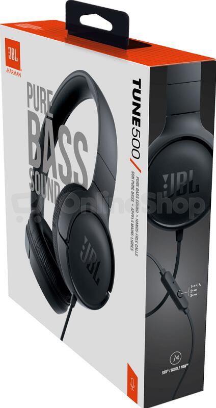 Sluchátka JBL Tune 500 Black