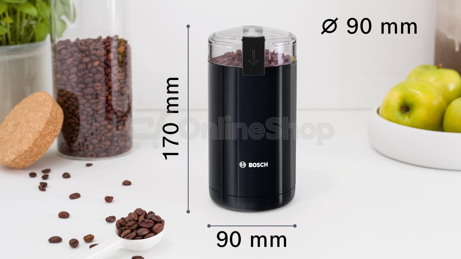Mlýnek na kávu Bosch TSM6A013B, černý