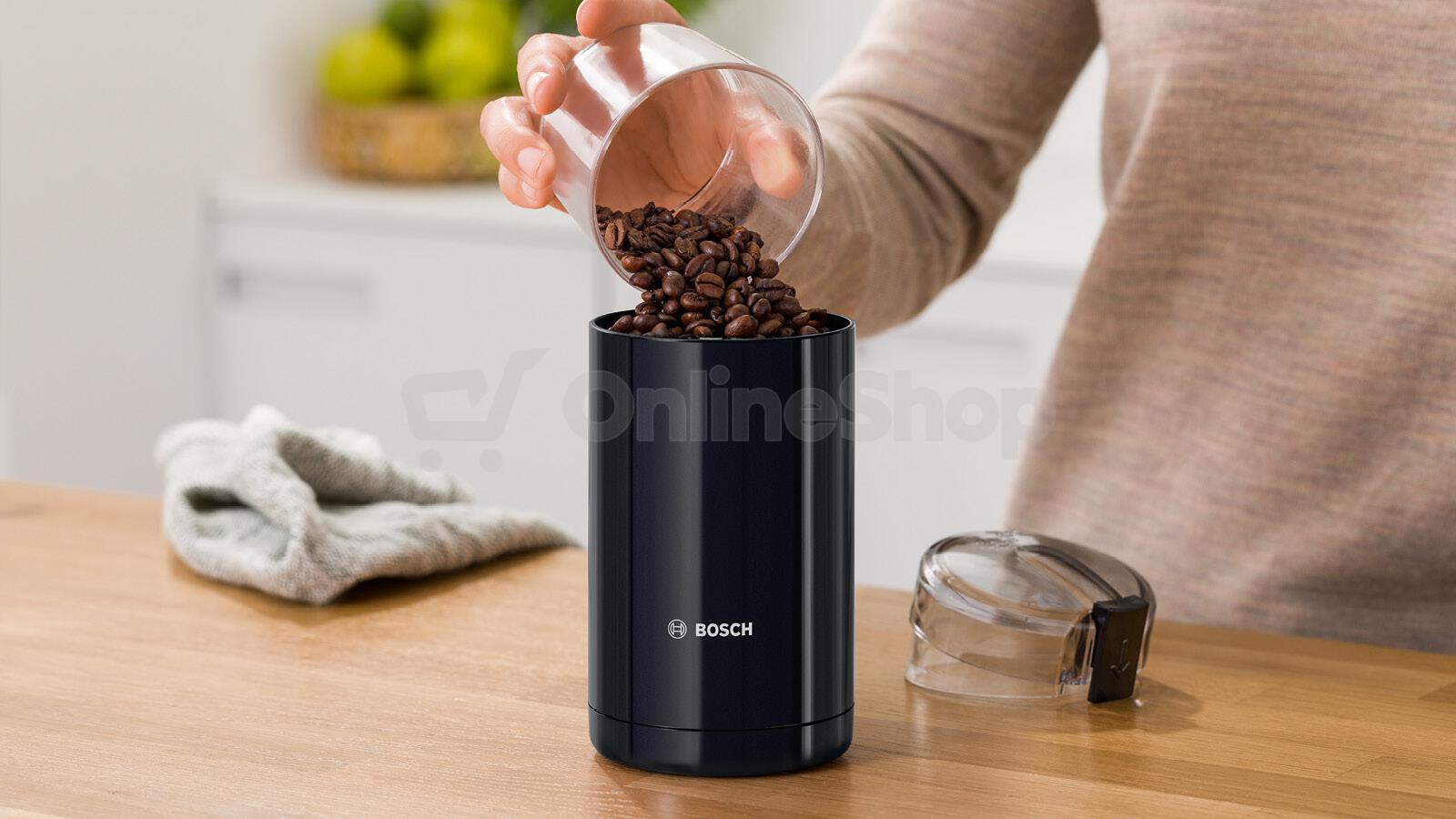 Mlýnek na kávu Bosch TSM6A013B, černý