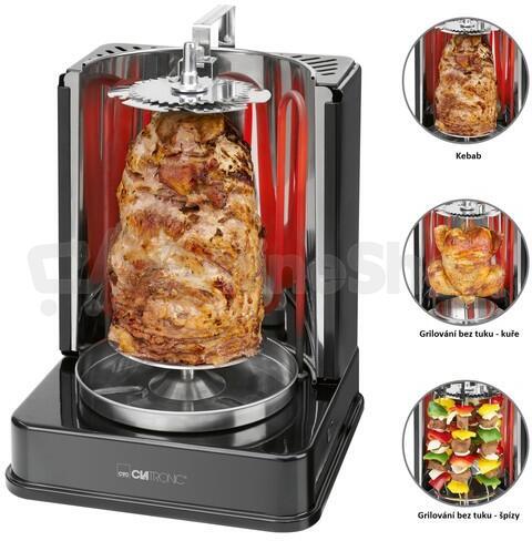 Vertikální multigril Clatronic DVG3686