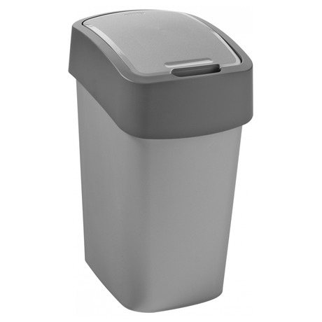 CURVER FLIPBIN 9L&nbsp;odpadkový koš -&nbsp;šedý (foto 1)