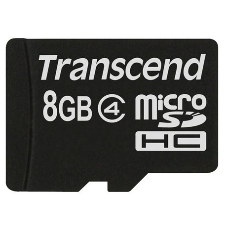 Paměťová karta Transcend MicroSDHC 8GB Class4 - Transcend MicroSDHC 8GB Class4 (foto 1)
