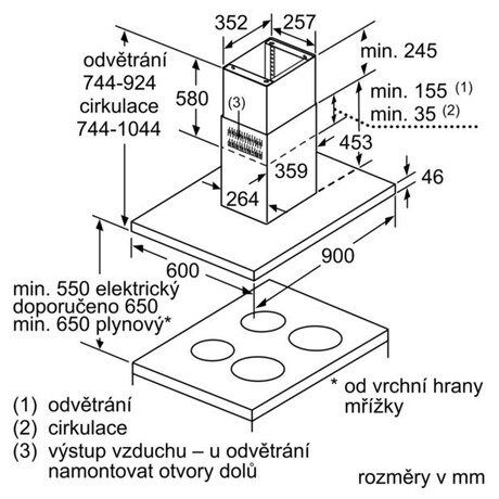 Odsava par BOSCH DIB98JQ50