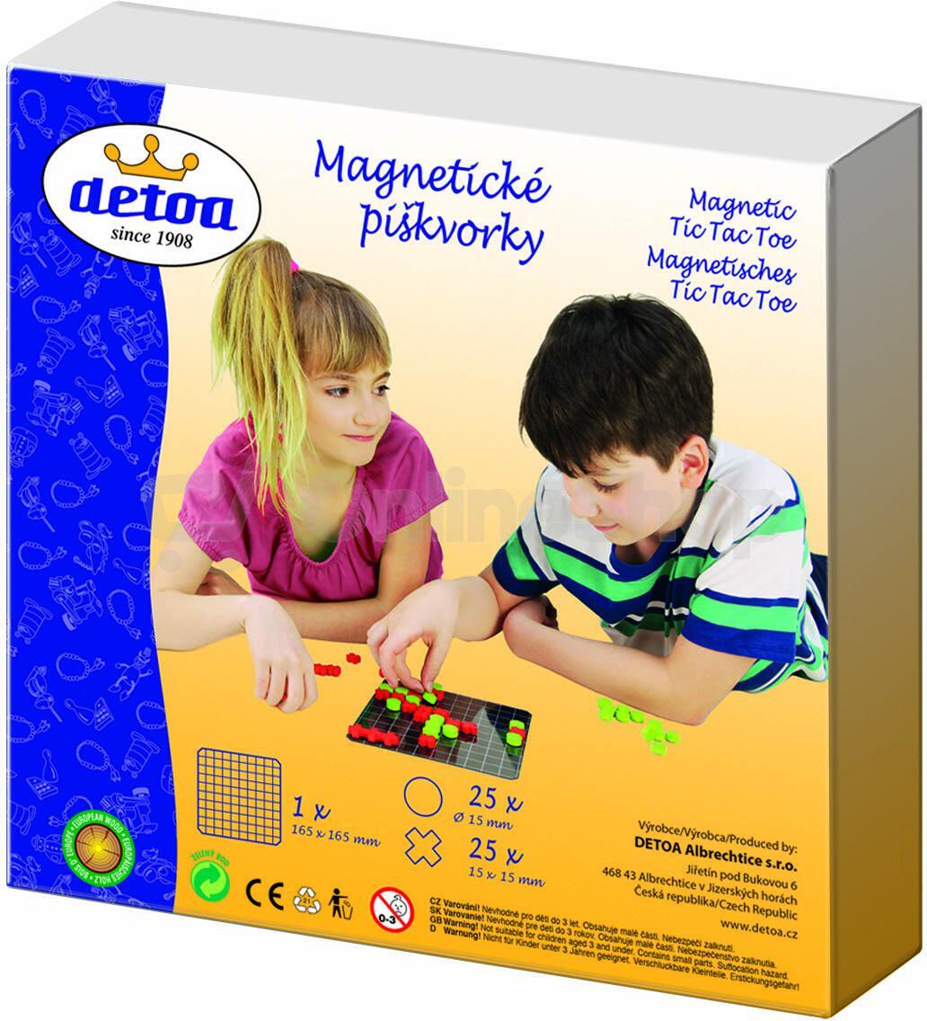 Společenská hra Detoa Magnetické piškvorky