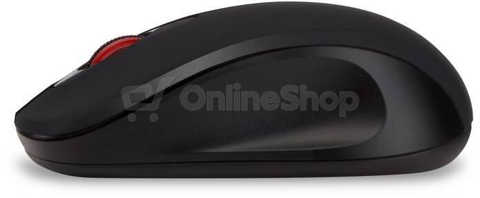 CONNECT IT "MUTE" bezdrátová optická tichá myš, USB, (+ 1x AA baterie zdarma), černá (CMO-2230-BK)