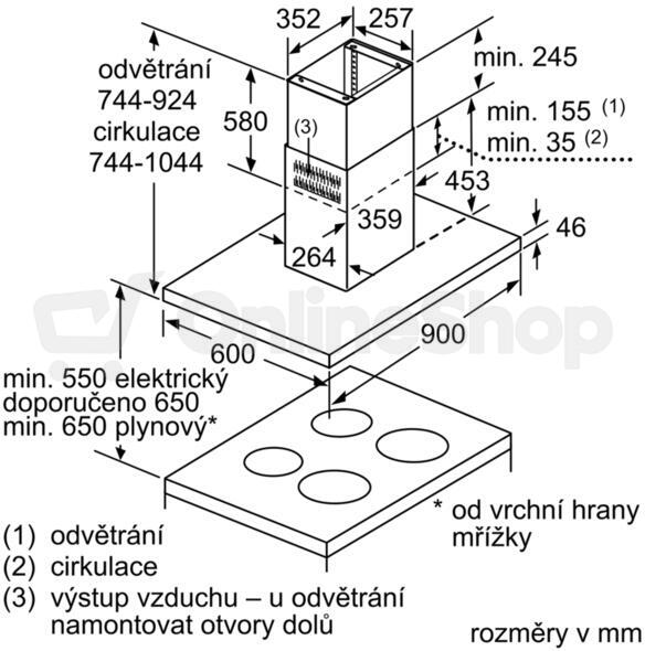 Odsavač par SIEMENS LF97BCP50
