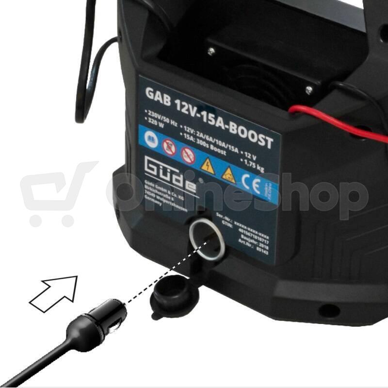 Automatická nabíječka baterií GAB 12V-15A-BOOST Güde