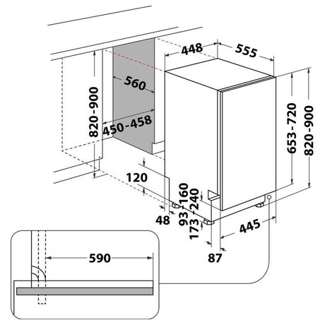 Whirlpool WSIC 3M17 (foto 10)