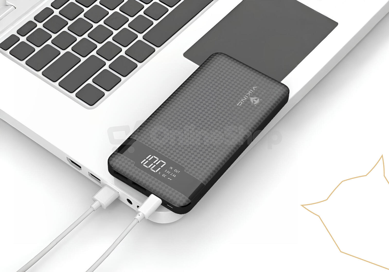 Viking powerbanka PN-961PD, QC3.0, 10000 mAh, černá (PN961B)