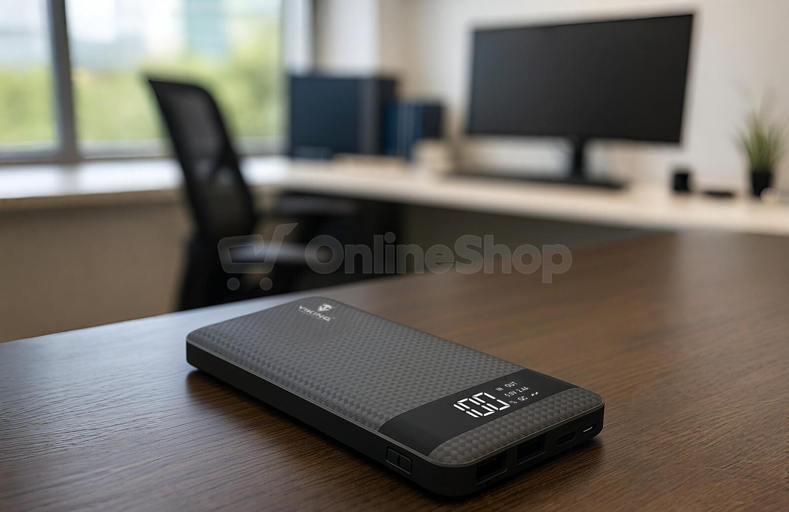 Viking powerbanka PN-961PD, QC3.0, 10000 mAh, černá (PN961B)