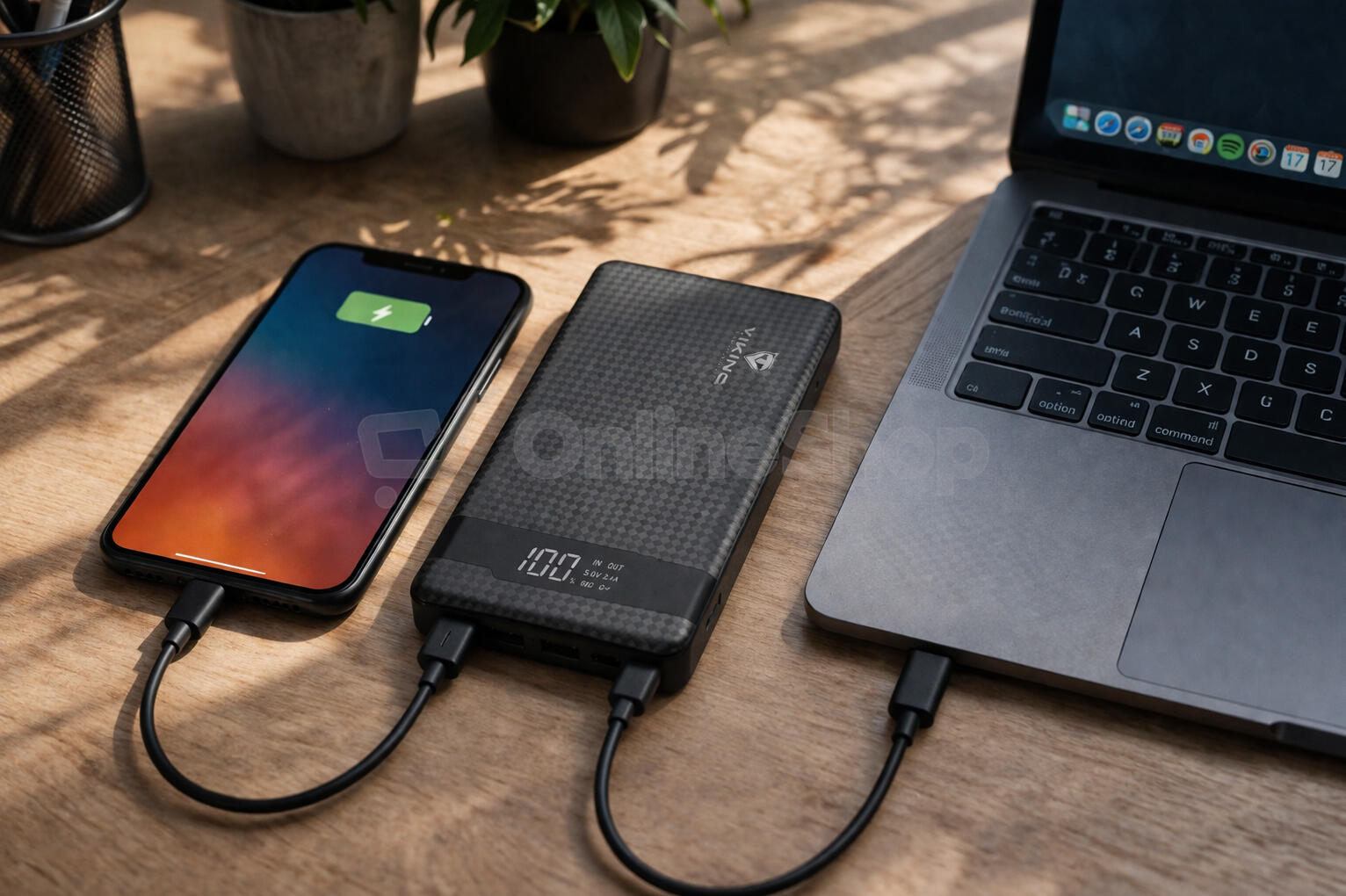 Viking powerbanka PN-961PD, QC3.0, 10000 mAh, černá (PN961B)