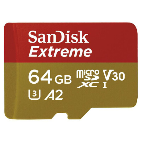 Sandisk Extreme microSDXC 64GB +&nbsp;adaptér (foto 2)