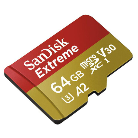 Sandisk Extreme microSDXC 64GB +&nbsp;adaptér (foto 3)