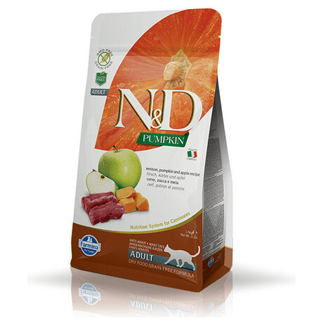 N&D Pumpkin CAT Venison & Apple 300g