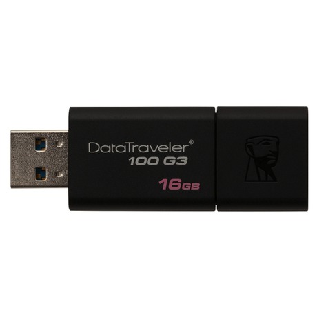 Flash USB Kingston DataTraveler 100 G3 16GB USB 3.0 - černý - Kingston 16GB (foto 2)