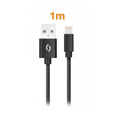 Datový kabel Aligator lightning DAKT002, černý