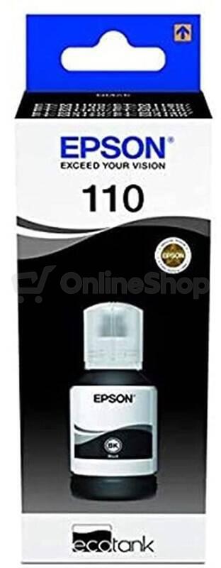 Epson 110 EcoTank Pigment black ink bottle (C13T03P14A)