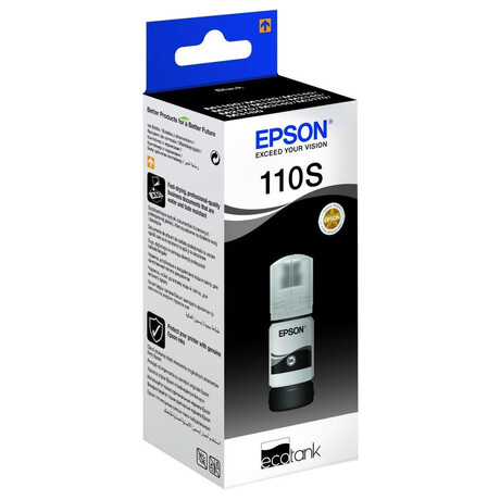 Epson 110 EcoTank Pigment black ink bottle (C13T03P14A)