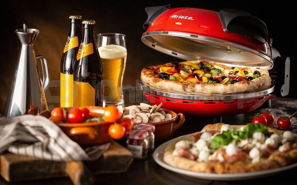 Ariete Pizza in 4 'minutes 909, červená