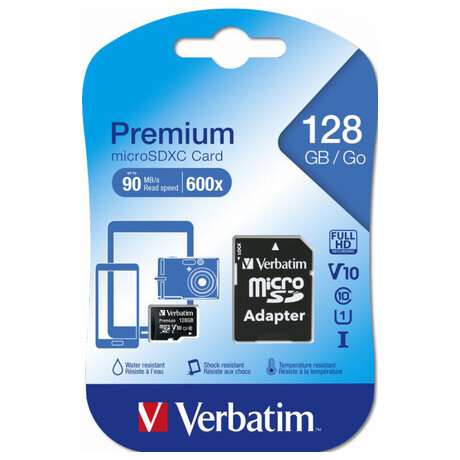 Verbatim MicroSDHC 44085 128GB class10 (foto 2)