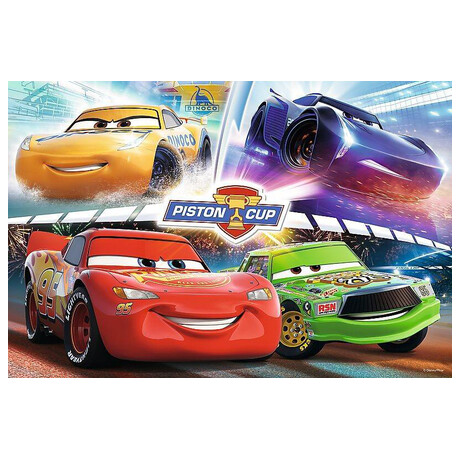 TREFL Puzzle Cars 3 Disney 41x27,5cm 160 dlk v krabici 29x19x4cm